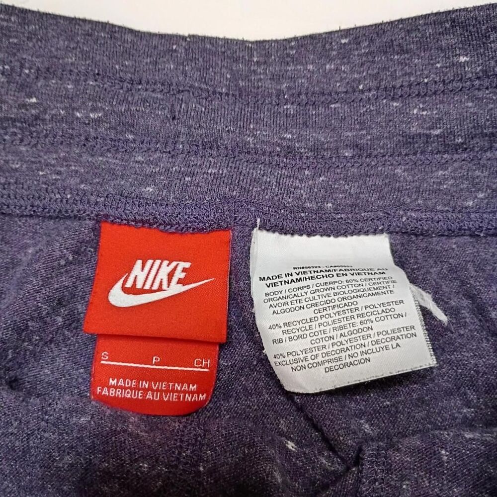 Nike purple joggers with silver logo Size S #athleisure